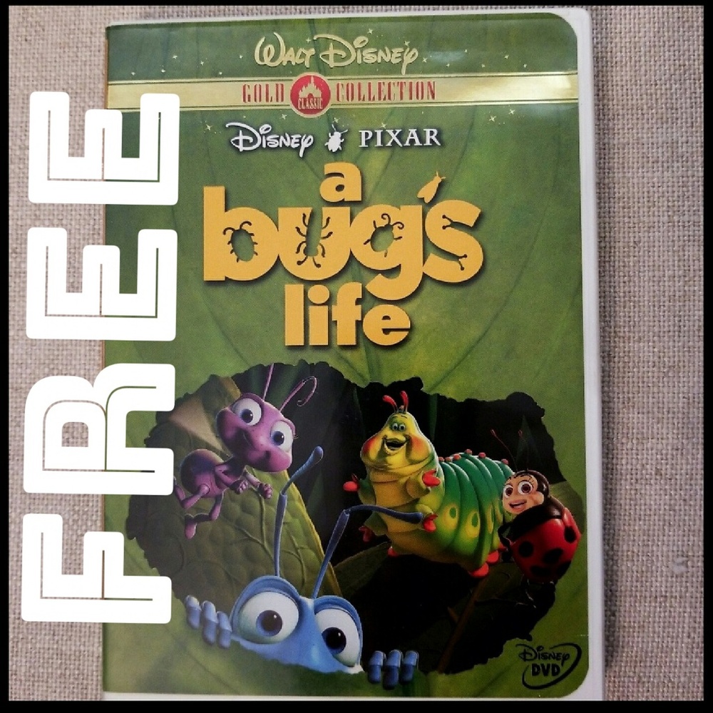📗📗FREE WITH PURCHASE --a bug's life DVD📗📗